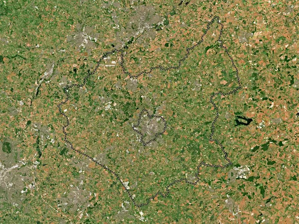 Leicestershire Contea Amministrativa Dell Inghilterra Gran Bretagna Mappa Satellitare Bassa — Foto Stock