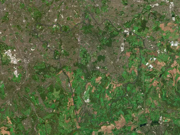 London Borough Bromley London Borough England Gran Bretaña Mapa Satelital —  Fotos de Stock