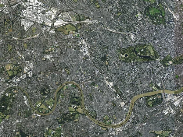 London Borough Hammersmith Fulham London Borough England Gran Bretaña Mapa —  Fotos de Stock