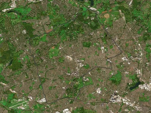 London Borough Harrow London Borough England Gran Bretaña Mapa Satelital —  Fotos de Stock