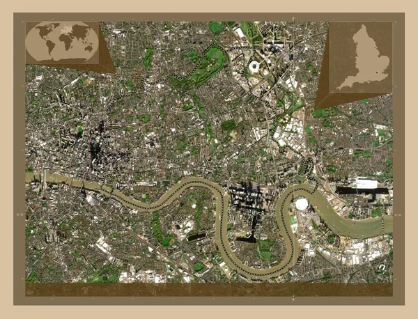 London Borough Tower Hamlets London Borough England Gran Bretagna Mappa — Foto Stock