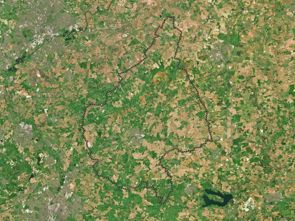 Мелтон Необитаемый Район Англии Великобритания Карта Низкого Разрешения — стоковое фото