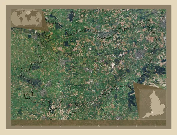 Mendip Μητροπολιτική Περιφέρεια Αγγλίας Μεγάλης Βρετανίας Υψηλής Ανάλυσης Δορυφορικός Χάρτης — Φωτογραφία Αρχείου