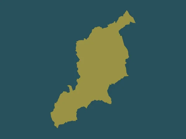 Newcastle Lyme Nicht Metropolregion Von England Großbritannien Einfarbige Form — Stockfoto
