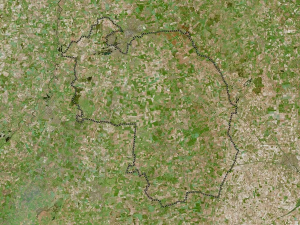 North Kesteven Distretto Non Metropolitano Dell Inghilterra Gran Bretagna Mappa — Foto Stock