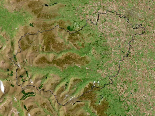 イギリスの首都圏ではないリッチモンドシャー州 イギリス 高解像度衛星地図 — ストック写真
