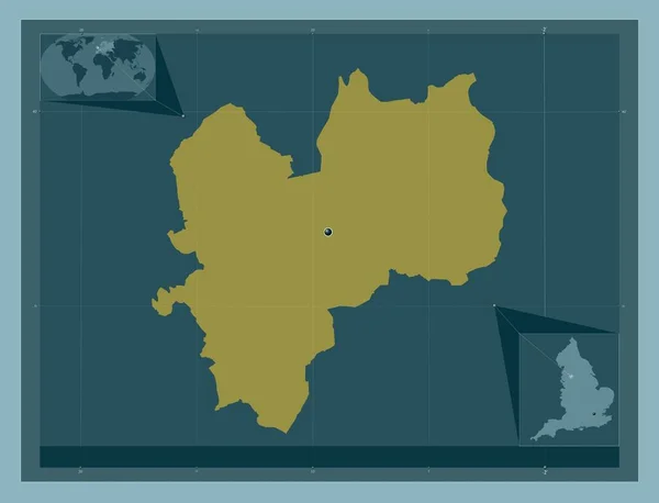 Rochdale Condado Administrativo Inglaterra Gran Bretaña Forma Color Sólido Mapas —  Fotos de Stock