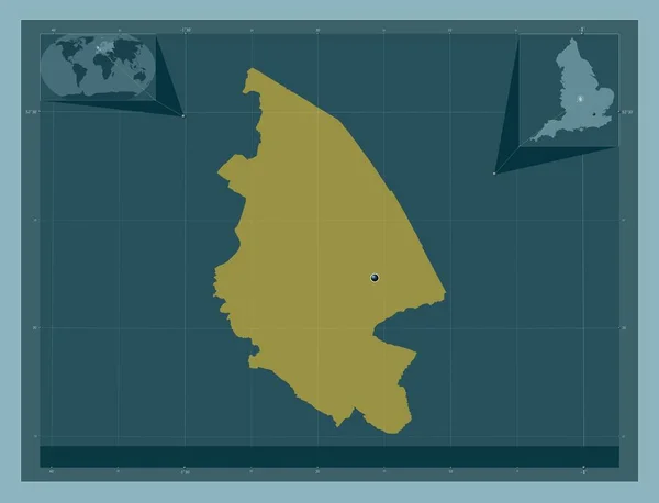 イングランドの首都圏ではないラグビー イギリス しっかりした色の形 コーナー補助位置図 — ストック写真