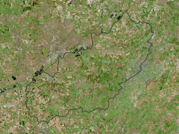 Rushcliffe Distretto Non Metropolitano Dell Inghilterra Gran Bretagna Mappa Satellitare — Foto Stock