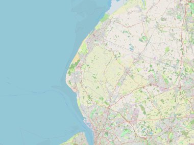 Sefton, İngiltere 'nin idari ilçesi - Büyük Britanya. Açık Sokak Haritası
