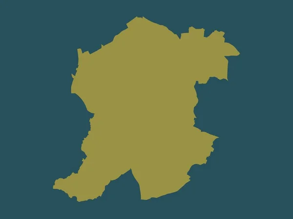 Sandwell Verwaltungsbezirk Von England Großbritannien Einfarbige Form — Stockfoto
