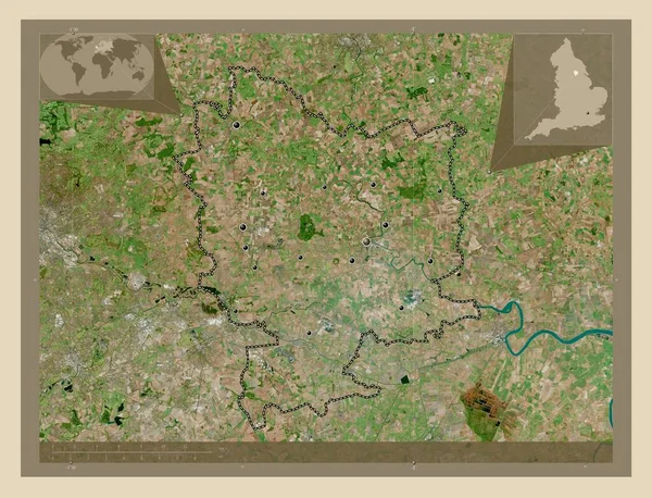 Selby Non Metropolitan District England Great Britain High Resolution Satellite — Stock Photo, Image