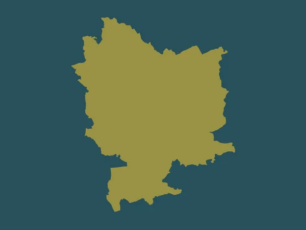 イギリスの非都市圏セルビー 英語版 イギリス 単色形状 — ストック写真