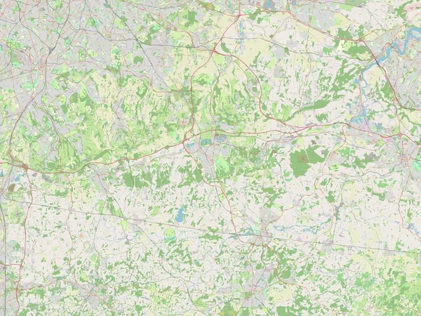 Sevenoaks Distrito Metropolitano Inglaterra Gran Bretaña Mapa Calle Abierto —  Fotos de Stock