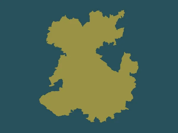 イギリスの行政郡シュロップシャー イギリス 単色形状 — ストック写真