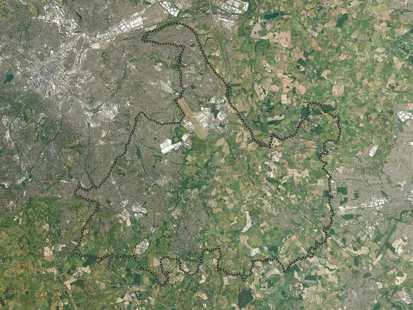 英国的单一制政权 高分辨率卫星地图 — 图库照片