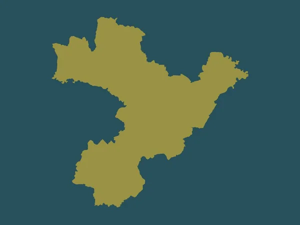 South Derbyshire Nicht Metropolbezirk Von England Großbritannien Einfarbige Form — Stockfoto