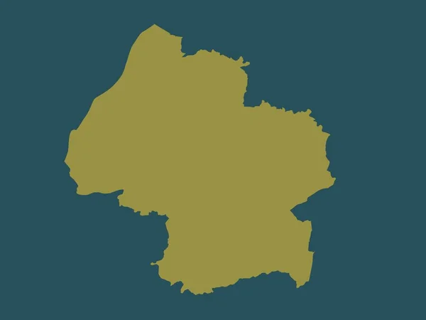 South Gloucestershire Einheitsbehörde Von England Großbritannien Einfarbige Form — Stockfoto