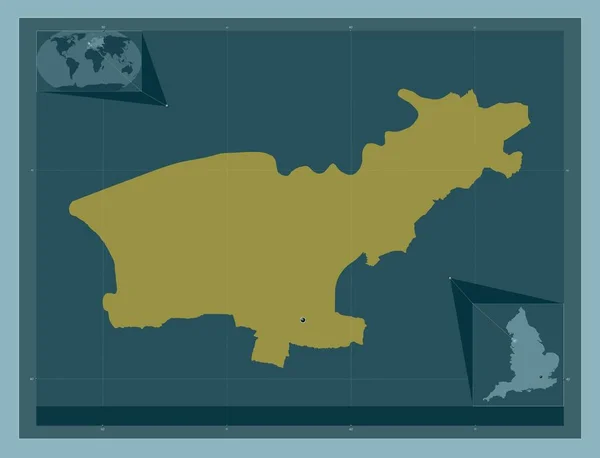 South Ribble Englands Icke Storstadsdistrikt Storbritannien Fast Färgform Platser För — Stockfoto