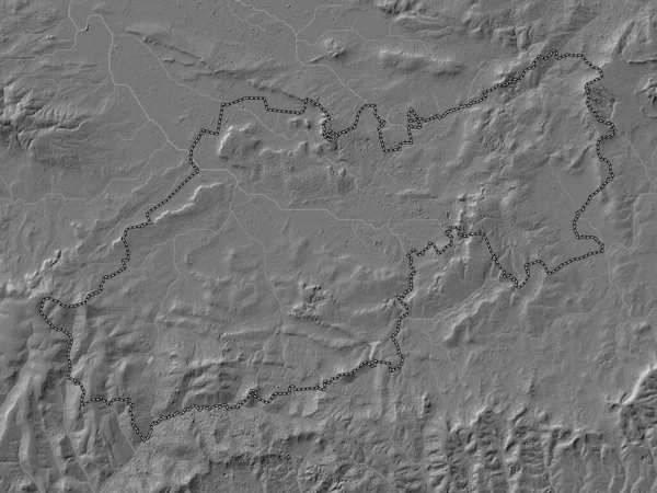 Южный Сомерсет Неметаморфозный Район Англии Великобритания Карта Высот Билевеля Озерами — стоковое фото
