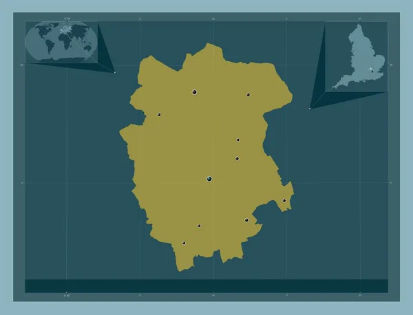 Сент Олбанс Нестоличний Район Англії Велика Британія Твердий Колір Розташування — стокове фото