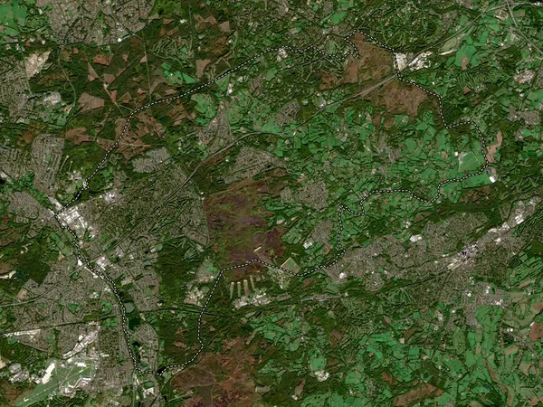 Surrey Heath Distrito Metropolitano Inglaterra Gran Bretaña Mapa Satelital Baja —  Fotos de Stock