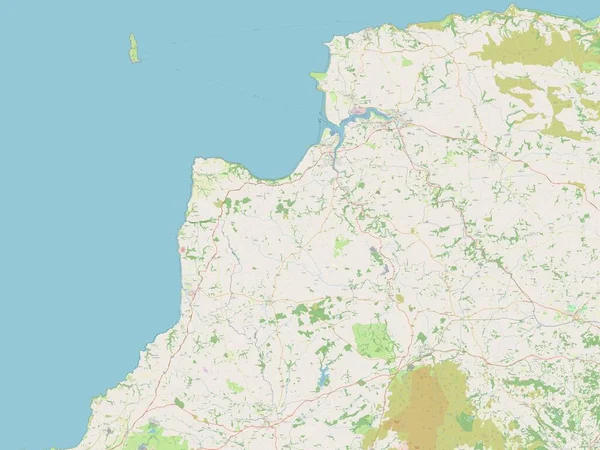 Торридж Нестоличний Район Англії Велика Британія Відкрита Карта Вулиць — стокове фото
