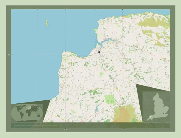Torridge Niet Grootstedelijk District Van Engeland Groot Brittannië Open Plattegrond — Stockfoto
