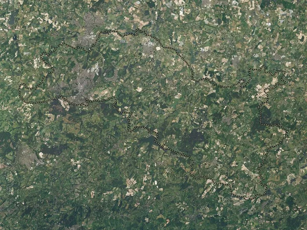 Tunbridge Wells Englands Icke Storstadsdistrikt Storbritannien Högupplöst Satellitkarta — Stockfoto