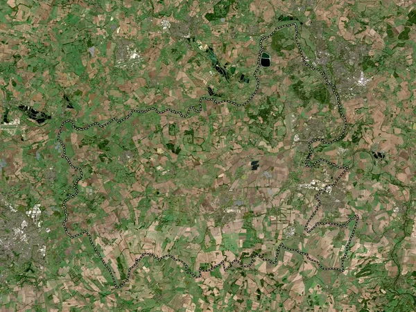 Vale White Horse Englands Icke Storstadsdistrikt Storbritannien Lågupplöst Satellitkarta — Stockfoto