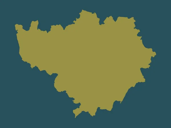 Warwick Nicht Metropolregion Von England Großbritannien Einfarbige Form — Stockfoto