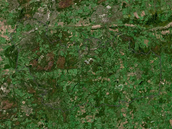 Waverley Non Metropolitan District England Great Britain Супутникова Карта Низької — стокове фото