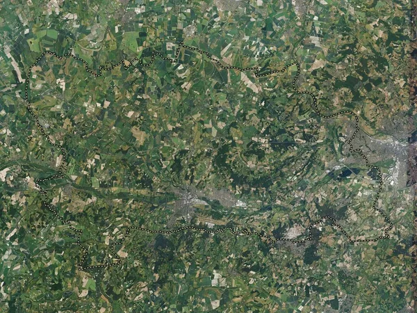 West Berkshire England Storbritannien Högupplöst Satellitkarta — Stockfoto