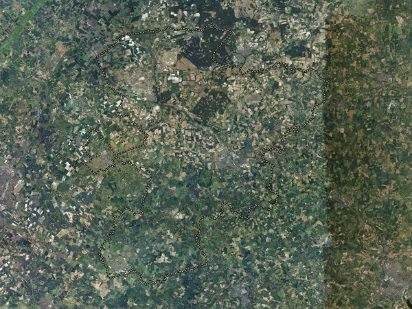 West Suffolk Englands Icke Storstadsdistrikt Storbritannien Högupplöst Satellitkarta — Stockfoto