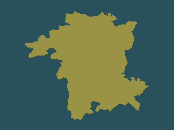 Worcestershire Verwaltungsbezirk Von England Großbritannien Einfarbige Form — Stockfoto