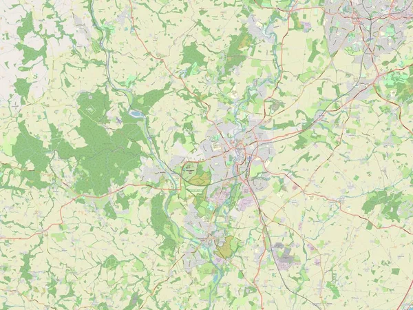 Wyre Forest Distrito Metropolitano Inglaterra Gran Bretaña Mapa Calle Abierto —  Fotos de Stock