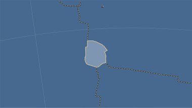 Juan Fernandez tektonik plakasının çevresindeki depremlerin yerleri 17. yüzyılın başından bu yana kaydedilen 6,5 büyüklüğünden daha büyük Patterson silindirik (eğik) projeksiyonundaki katı hat haritasında yer almaktadır.