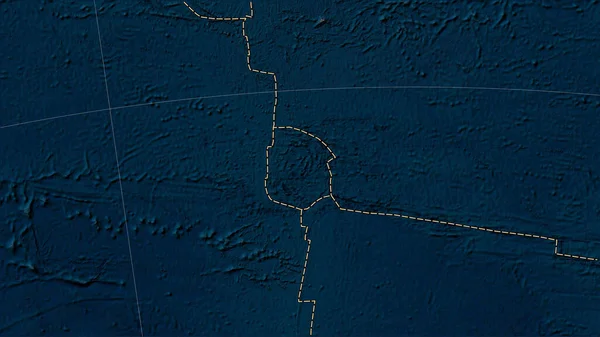 Juan Fernandez Tektonische Plaat Grenzen Van Aangrenzende Platen Blue Marble — Stockfoto