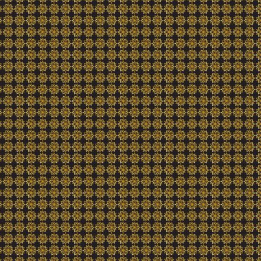 Kusursuz desenli altın rengi geleneksel