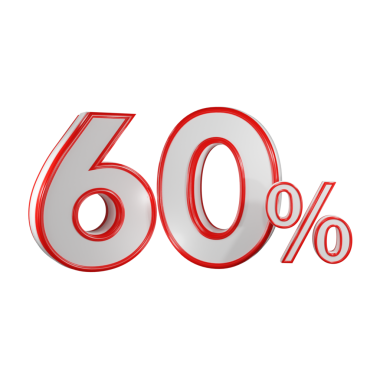 % 5 'lik kırmızı çizim.