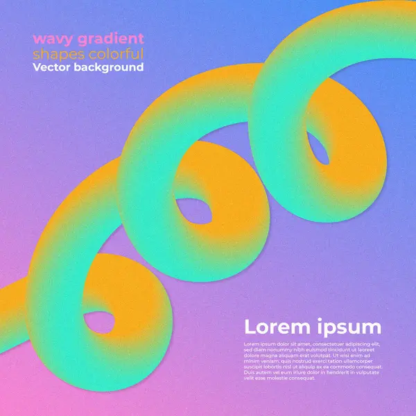 Soyut Mavi Yeşil Gradyan Sıvı Arkaplan Tasarımı