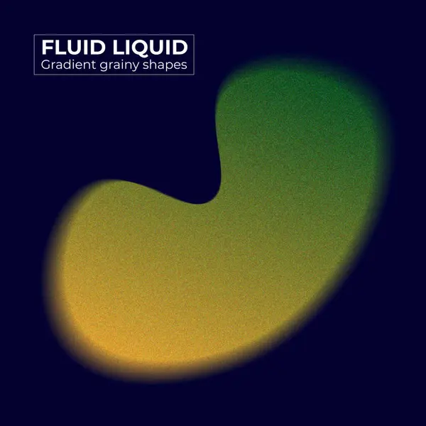 Akışkan şekil vektör gradyan sıvı çizimi