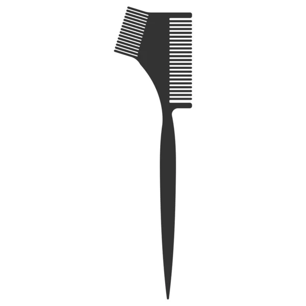 Boya Fırçası Simgesi Saç Boyama Fırçası Vektör Llüstrasyonu — Stok Vektör
