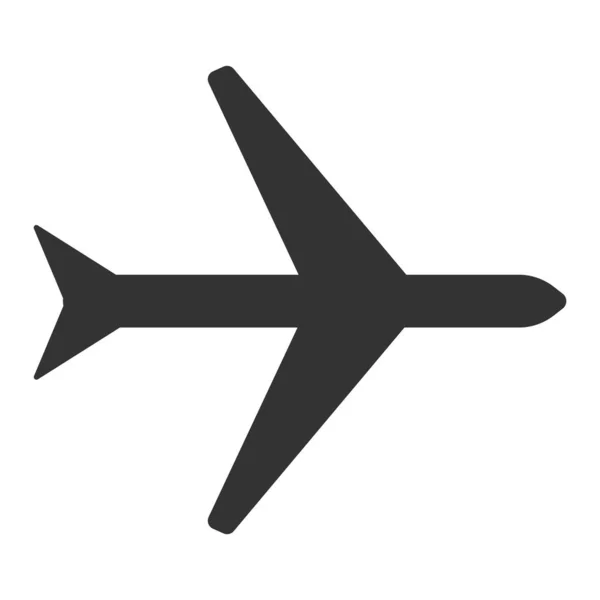 Airplane Plane Flat Vector Icon — Wektor stockowy