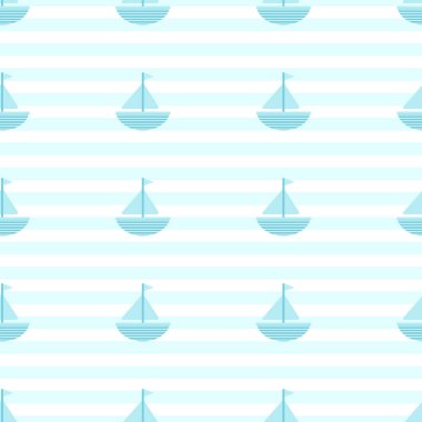 Albümün kusursuz arkaplanı. Mavi bebek partisi desenleri. Sevimli bir iz.