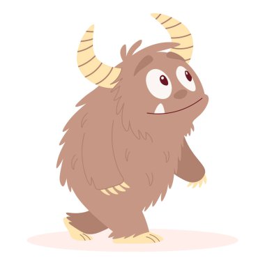 Dost Canlısı Tüylü Canavar Karakteri