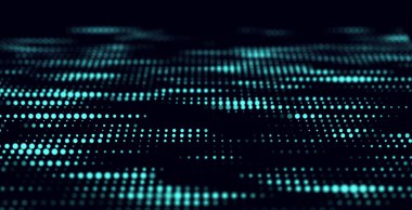 Arkaplan matris kodu. Hareket eden parçacıkların çizimi. Veri değişimi.