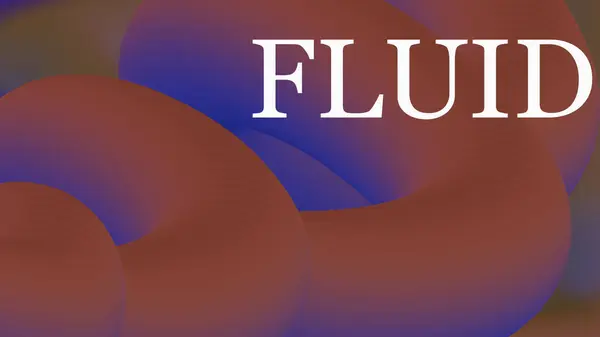 Flux Particules Fond Abstrait Vague Liquide Rouge Bleu Conception Fond — Photo
