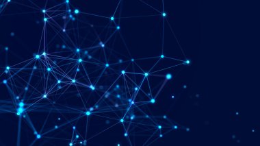 Siber uzayda noktaların ve çizgilerin birleşimi. Veri toplama ve işleme. İş analizleri.