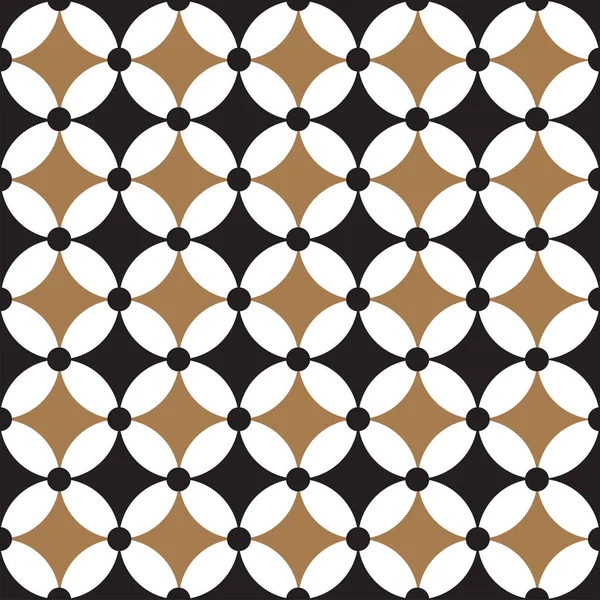 Brun Noir Blanc Géométrique Abstrait Étoile Mignonne Brillante Brillante Brillante — Image vectorielle